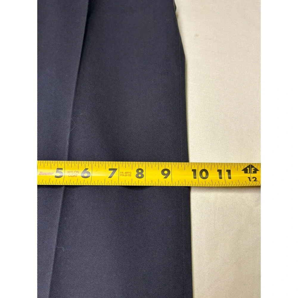 LL Bean Classic Fit Navy Blue Cotton Chinos Mens 36 x 36 Straight Leg Pants